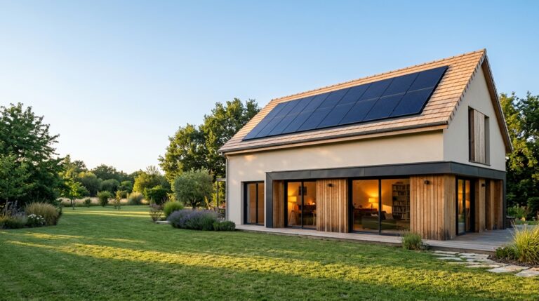 Réforme photovoltaïque : maison équipée de panneaux solaires en autoconsommation en Nouvelle-Aquitaine