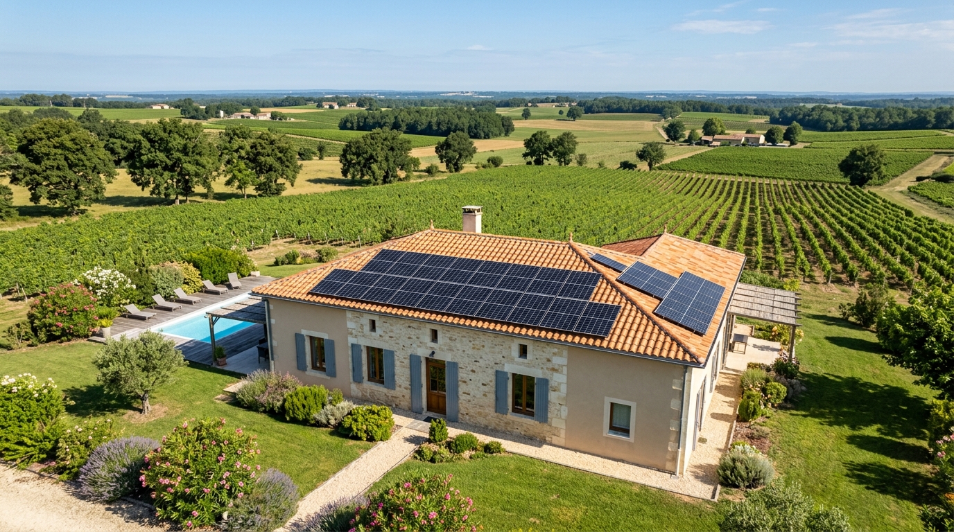 Production panneaux solaires Gironde : toiture photovoltaïque en Nouvelle-Aquitaine